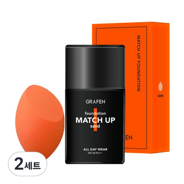 Graphene match-up foundation 40ml + edge cut puff, No. 24 sand, 2 sets, Korea best mens cosmetics
Graphene match-up foundation 40ml + edge cut puff, No. 24 sand, 2 sets, Korea best mens cosmetics
