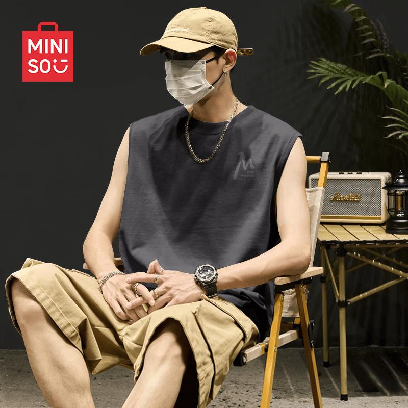 MINISO Men s American Retro Sleeveless T-Shirt 2XL
MINISO Men s American Retro Sleeveless T-Shirt 2XL