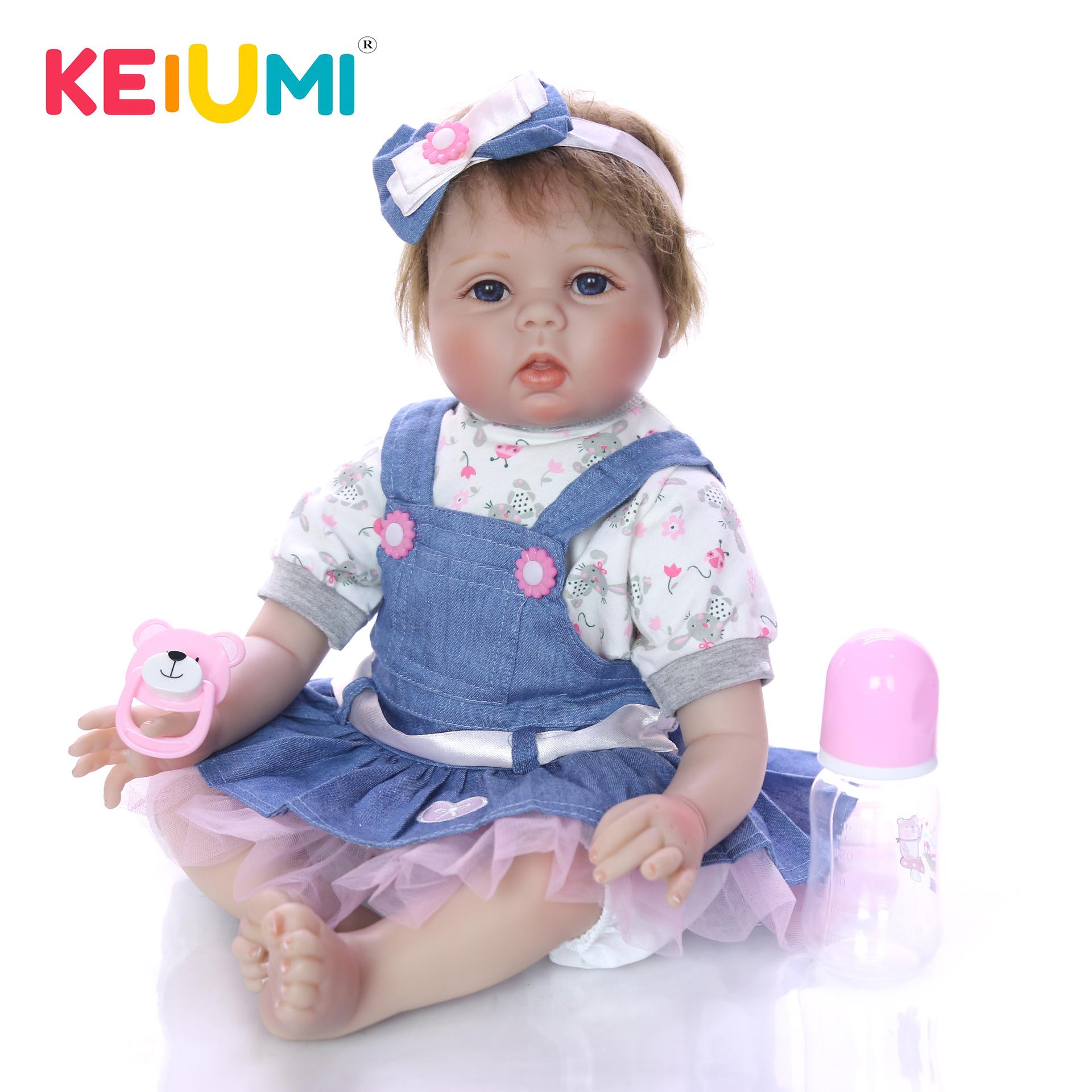 KEIUMI 55 см реалистичная кукла реборн ручной работы из мохера силиконовая ткань куклы всего тела Bebe Reborn Newborm девочка с соской
KEIUMI 55 см реалистичная кукла реборн ручной работы из мохера силиконовая ткань куклы всего тела Bebe Reborn Newborm девочка с соской