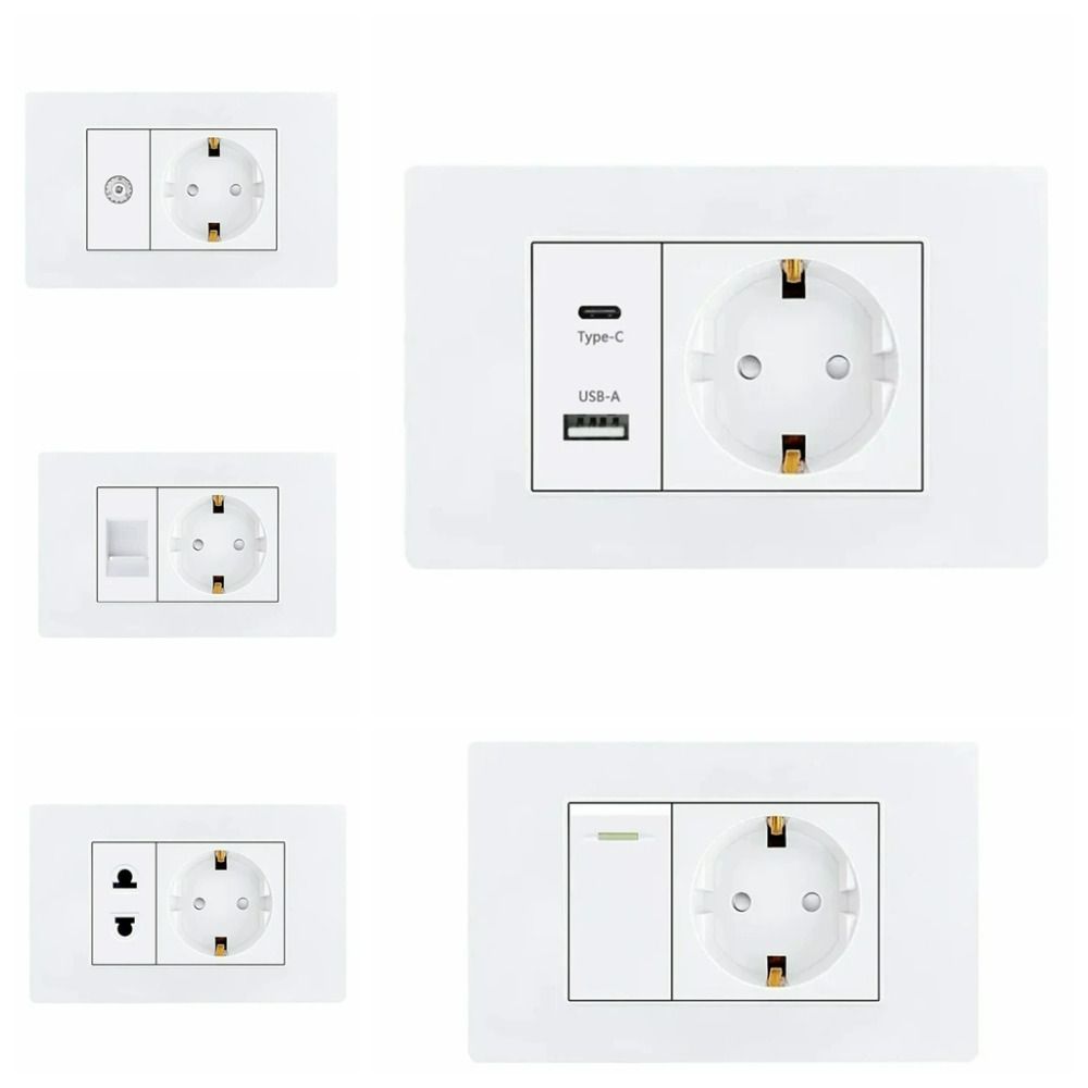 Fast Charging Korean Outlet 220v Wall Socket Lightweight EU Power Plug Electrical Equipment Type 2UN
Fast Charging Korean Outlet 220v Wall Socket Lightweight EU Power Plug Electrical Equipment Type 2UN