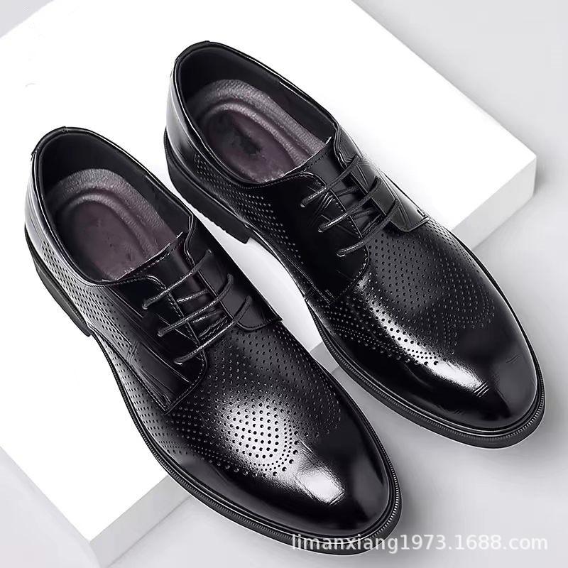 Fashion Leather shoes men s autumn new business formal leather men s leather shoes casual breathable soft sole soft surface British 37
Fashion Leather shoes men s autumn new business formal leather men s leather shoes casual breathable soft sole soft surface British 37