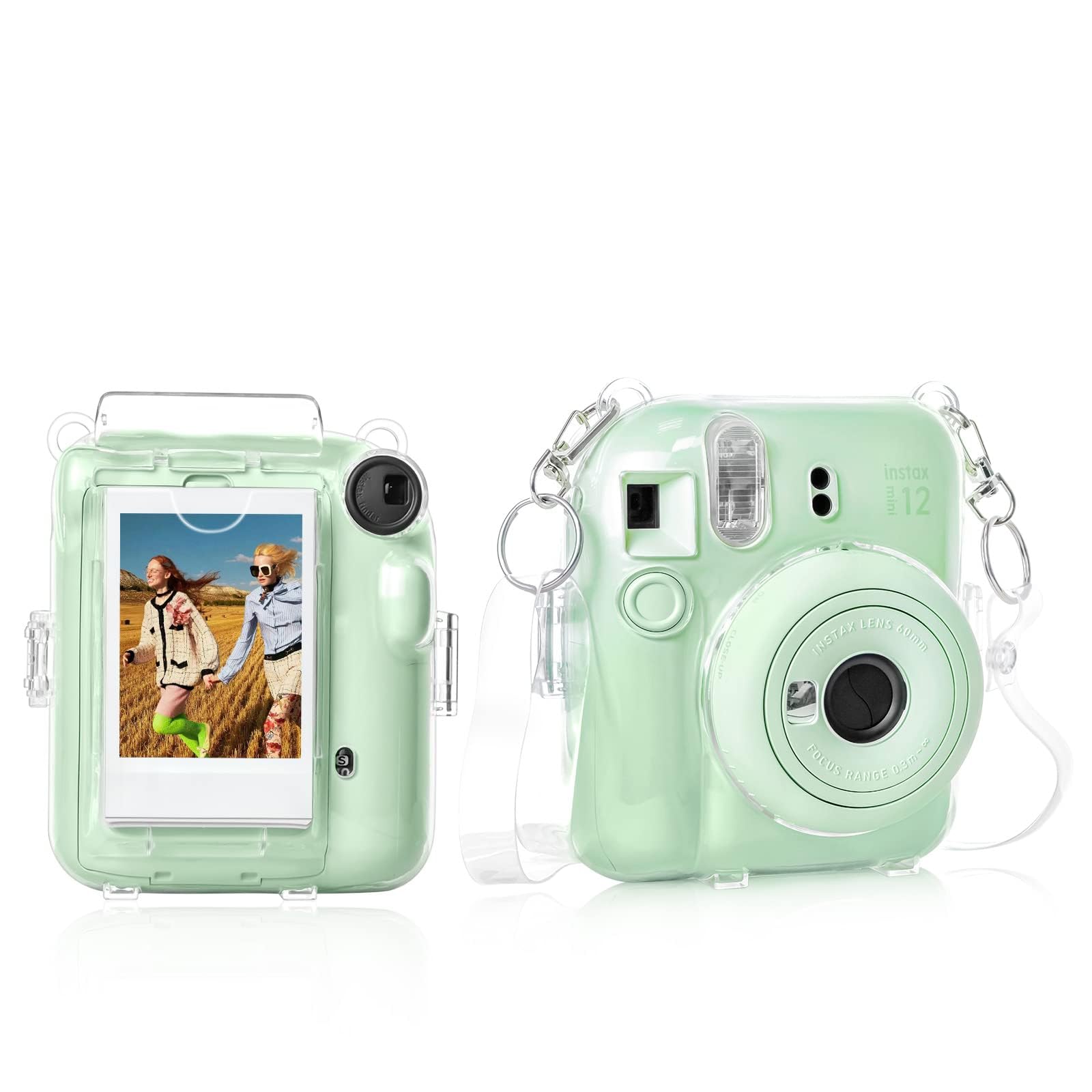 Прозорий чохол Rieibi Instax Mini 12, Чохол для Instax Mini 12 Cheki, Чохол для 12 Cheki, Instax Mini 12 з кишенею для зберігання файлів та плечовим ременем, Жорсткий
Прозорий чохол Rieibi Instax Mini 12, Чохол для Instax Mini 12 Cheki, Чохол для 12 Cheki, Instax Mini 12 з кишенею для зберігання файлів та плечовим ременем, Жорсткий