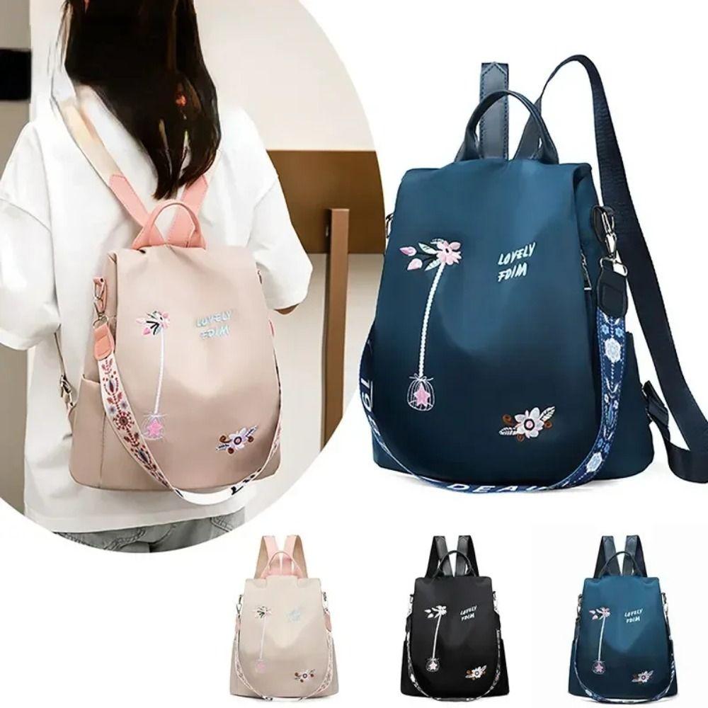 Школьная сумка с вышивкой цветов Oxford Travel Knapsack Женская сумка через плечо Школьная Подростковая синий
Школьная сумка с вышивкой цветов Oxford Travel Knapsack Женская сумка через плечо Школьная Подростковая синий