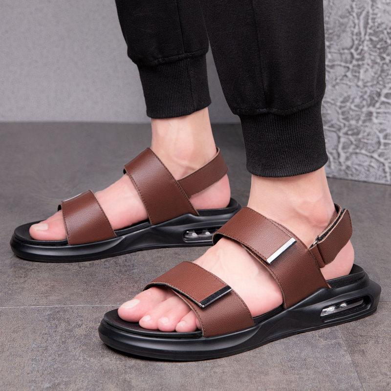 Мужские сандалии повседневные удобные сандалии на плоской подошве с открытым носком мягкая пляжная обувь мужская обувь однотонная кожаная летняя обувь Zapatos 44 коричневый
Мужские сандалии повседневные удобные сандалии на плоской подошве с открытым носком мягкая пляжная обувь мужская обувь однотонная кожаная летняя обувь Zapatos 44 коричневый