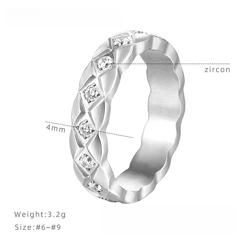 Кольцо ромб с инкрустацией цирконами, простое и высококлассное нишевое кольцо в стиле инс, титановая сталь, женское 9
Кольцо ромб с инкрустацией цирконами, простое и высококлассное нишевое кольцо в стиле инс, титановая сталь, женское 9