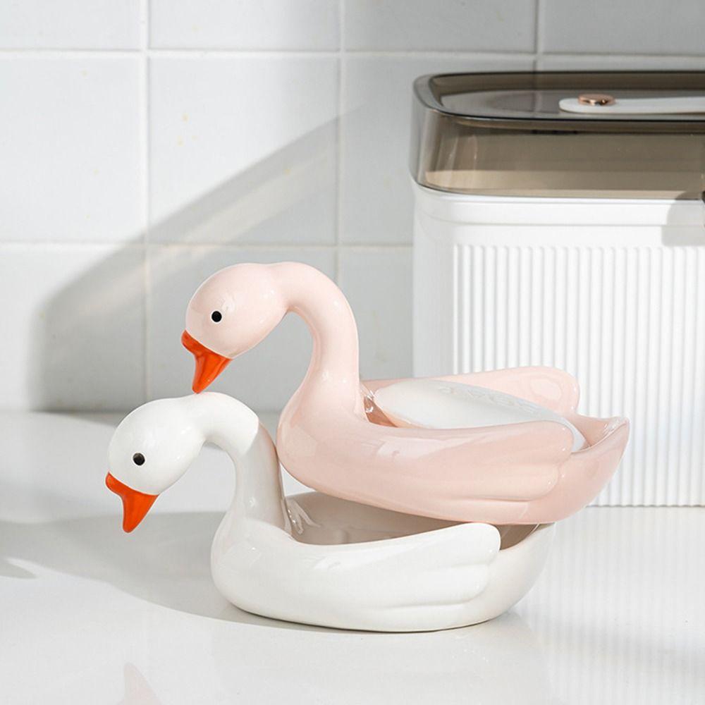 Ceramic Swan Soap Case Multi-Purpose Soap Dish Creative Drain Soap Box Kitchen Accessories чёрный
Ceramic Swan Soap Case Multi-Purpose Soap Dish Creative Drain Soap Box Kitchen Accessories чёрный