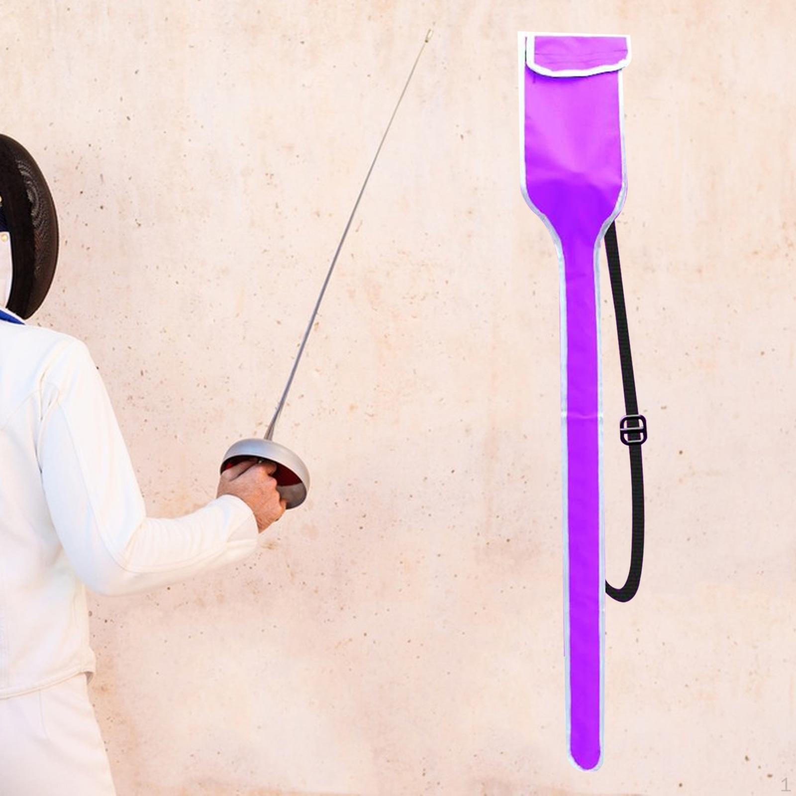 Сумка для фехтування для дорослих, слінг, подарунок для фехтувальника, водонепроникна рапіра, шабля та шпага Фіолетовий
Сумка для фехтування для дорослих, слінг, подарунок для фехтувальника, водонепроникна рапіра, шабля та шпага Фіолетовий