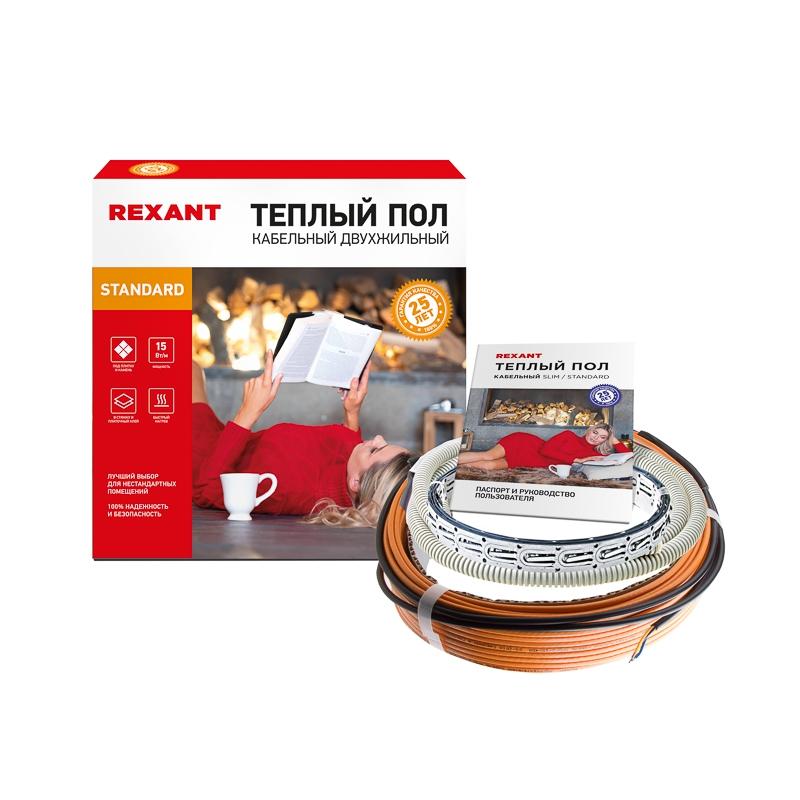 Пол теплый Кабель Rexant Standard Rnd-120-1800 1800Вт 120мс обогрева М2 11 2-15 0 двухжильный 51-0520-3
Пол теплый Кабель Rexant Standard Rnd-120-1800 1800Вт 120мс обогрева М2 11 2-15 0 двухжильный 51-0520-3