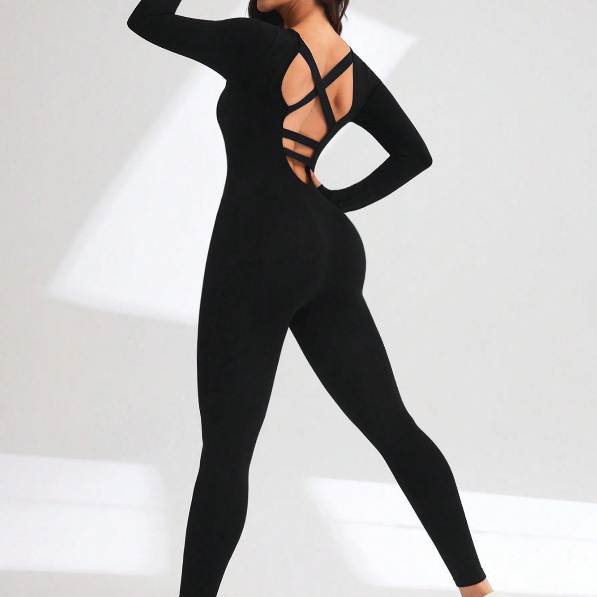 Women s High-Elastic Backless Seamless Yoga Bodysuit: Moisture-Wicking, Sweat-Wicking, Tight-Fit Fitness Wear L чорний
Women s High-Elastic Backless Seamless Yoga Bodysuit: Moisture-Wicking, Sweat-Wicking, Tight-Fit Fitness Wear L чорний