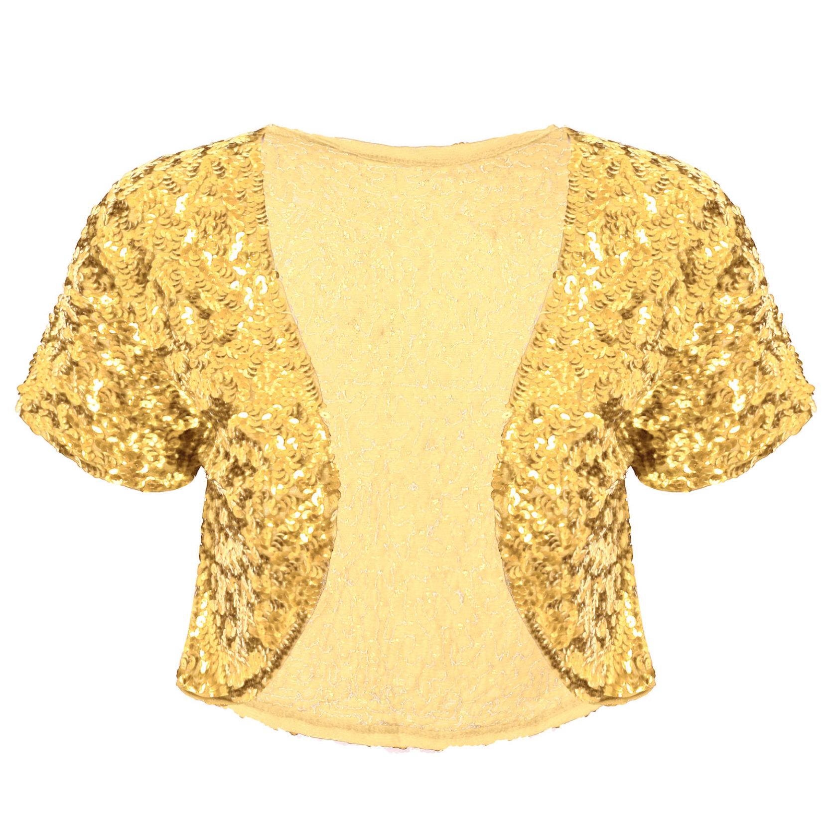 Женский блестящий пиджак с открытым передом и блестками, укороченная куртка с короткими рукавами One Size золотой
Женский блестящий пиджак с открытым передом и блестками, укороченная куртка с короткими рукавами One Size золотой