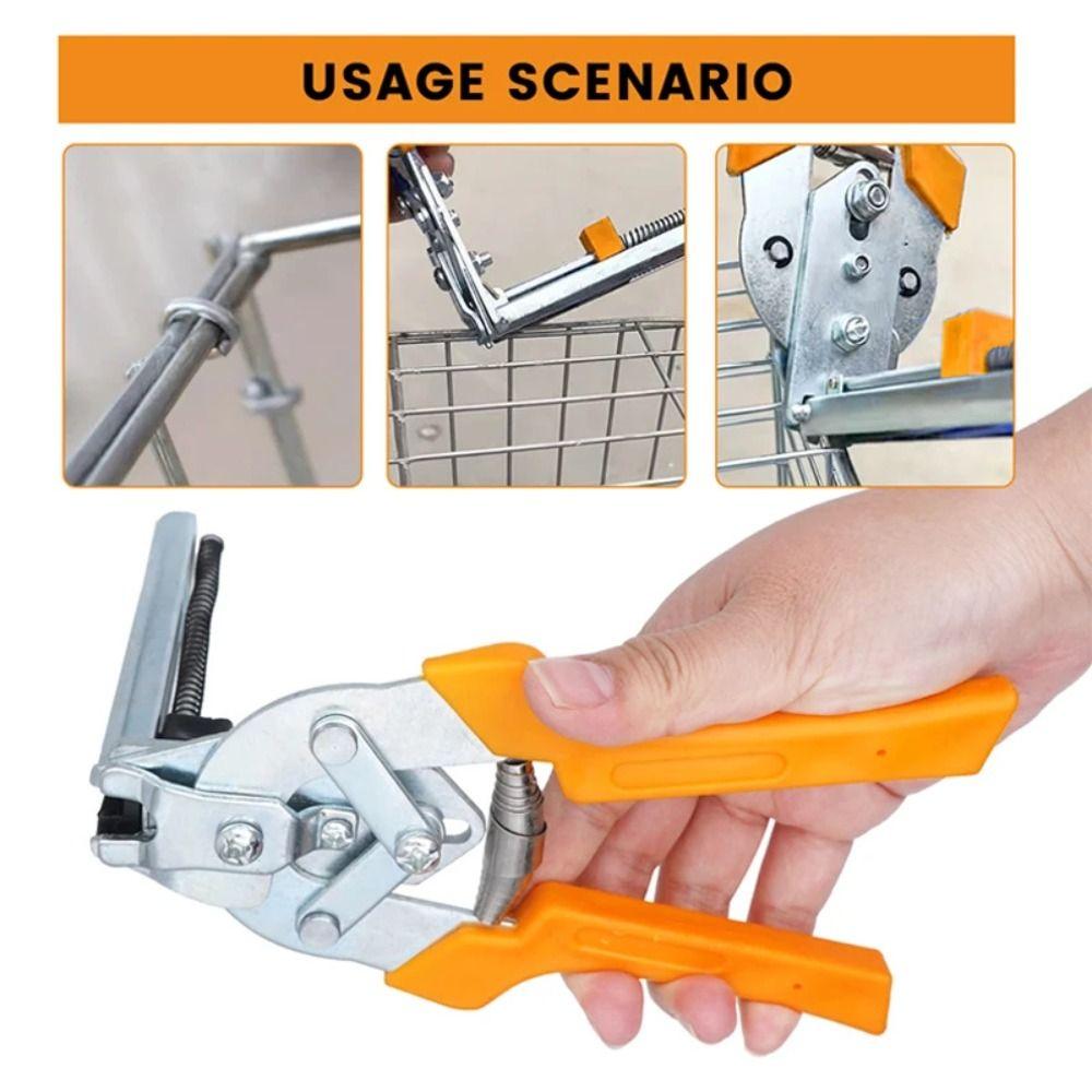 Wire Fencing Cage Fastening Clamp Fencing Fastener Cage Repair Pliers Hog Rings Pliers Farm pliers with 600nails
Wire Fencing Cage Fastening Clamp Fencing Fastener Cage Repair Pliers Hog Rings Pliers Farm pliers with 600nails