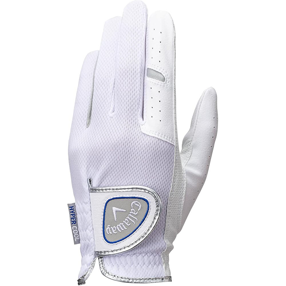 Callaway Hyper Cool Golf Glove Left Hand White/Silver 21cm Men s
Callaway Hyper Cool Golf Glove Left Hand White/Silver 21cm Men s