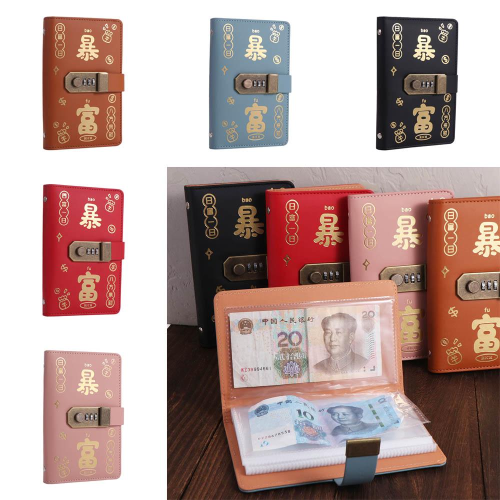 50Sheets Saving Money Binder PU Leather Planner Organizer Account Book New Year s Gift чорний
50Sheets Saving Money Binder PU Leather Planner Organizer Account Book New Year s Gift чорний