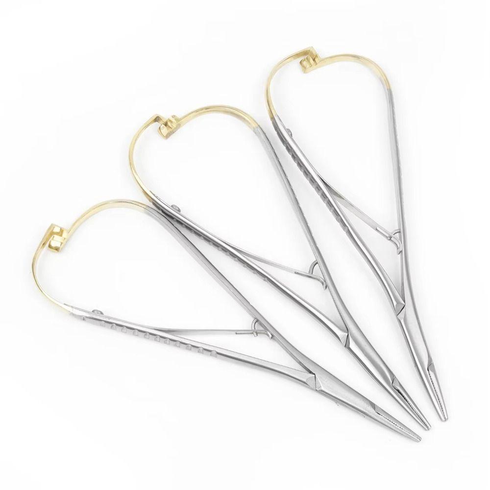 Stainless Steel Dental Needle Holder 14cm Elastic Placing Plier Orthodontic Plier Ligature Cutter
Stainless Steel Dental Needle Holder 14cm Elastic Placing Plier Orthodontic Plier Ligature Cutter