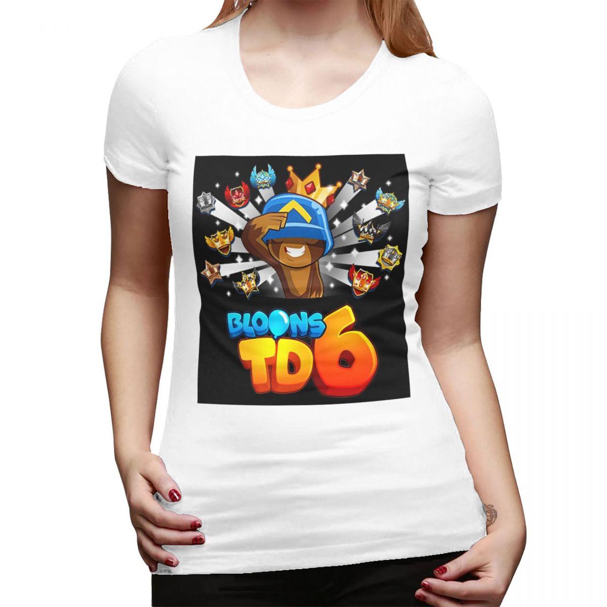 Bloons Td 6 For Kids TShirt for Women Crew Neck Streetwear T Shirts Womens Short Sleeve Summer Clothes Tops S
Bloons Td 6 For Kids TShirt for Women Crew Neck Streetwear T Shirts Womens Short Sleeve Summer Clothes Tops S