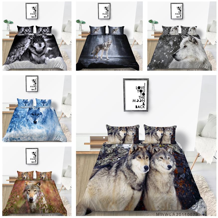 Комплект постельного белья с волчьим принтом, фоновый чехол для одеяла с тематикой животных, наволочка для постельного белья 2/3 спальни
Комплект постельного белья с волчьим принтом, фоновый чехол для одеяла с тематикой животных, наволочка для постельного белья 2/3 спальни