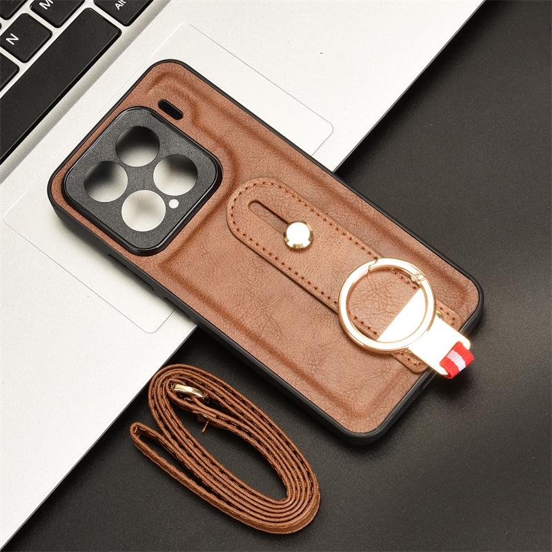 Для 15 Модный кожаный чехол-держатель для телефона с ремешком на запястье для 15-го корпуса, устойчивый к падениям For Xiaomi 15
Для 15 Модный кожаный чехол-держатель для телефона с ремешком на запястье для 15-го корпуса, устойчивый к падениям For Xiaomi 15