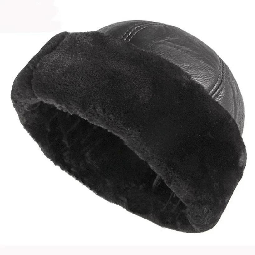 New Outdoor Warm Winter Hat PU Leather Old Man Hat Anti Snow Windproof Retro Style With Added Velvet Insulation Landlord Hat L ( 55-57cm )
New Outdoor Warm Winter Hat PU Leather Old Man Hat Anti Snow Windproof Retro Style With Added Velvet Insulation Landlord Hat L ( 55-57cm )