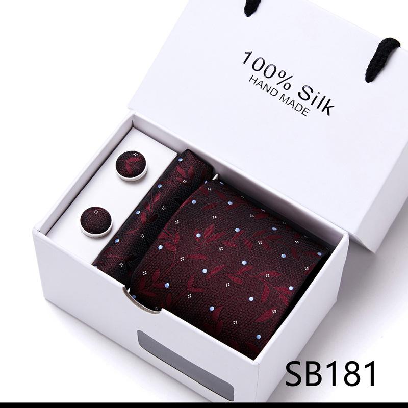 Мужской набор галстуков в подарочной коробке, набор из 5 предметов, групповой галстук, деловой галстук
Мужской набор галстуков в подарочной коробке, набор из 5 предметов, групповой галстук, деловой галстук