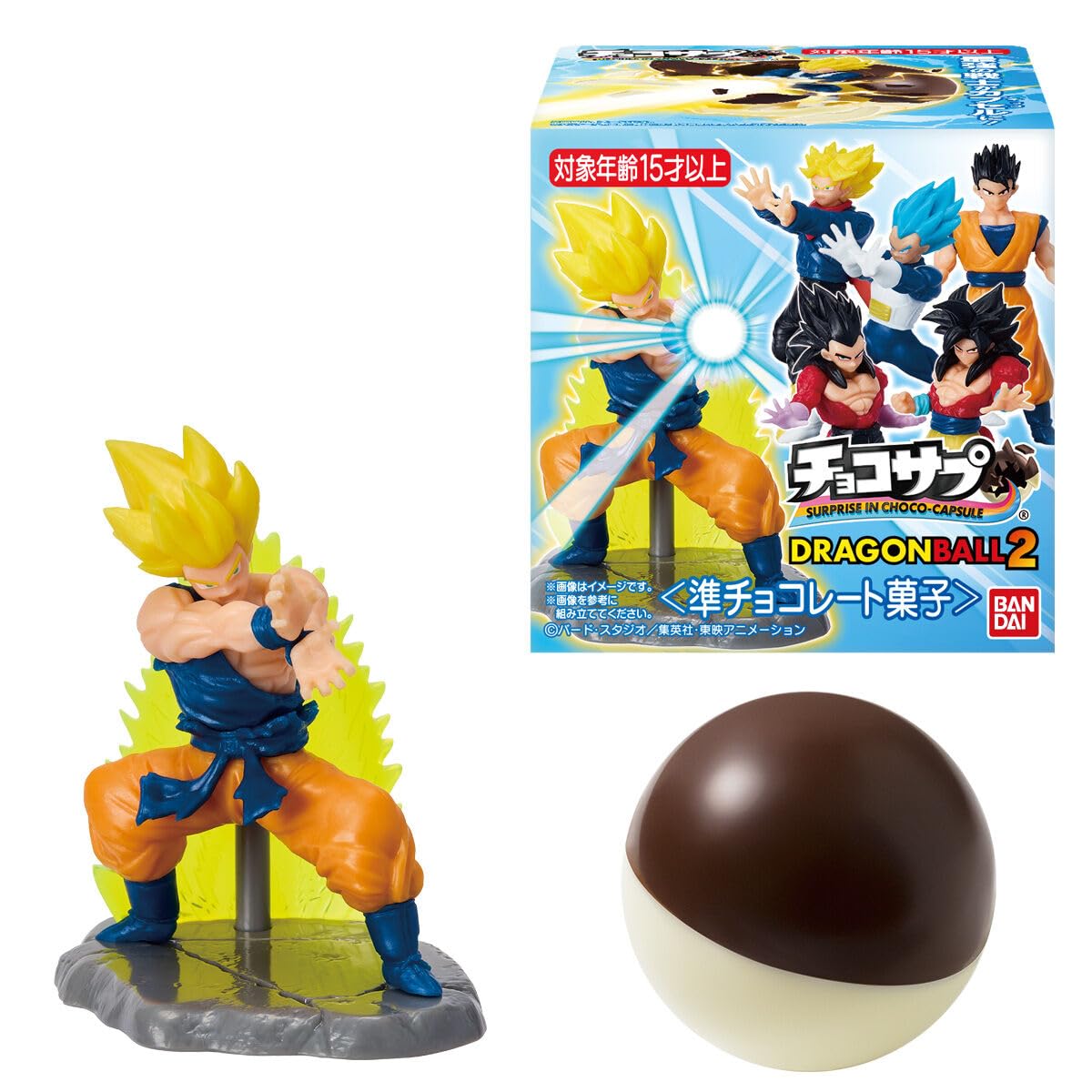 Шоколадный suplement Dragon Ball 2 коробки по 10 штук (Конфеты-игрушки)
Шоколадный suplement Dragon Ball 2 коробки по 10 штук (Конфеты-игрушки)