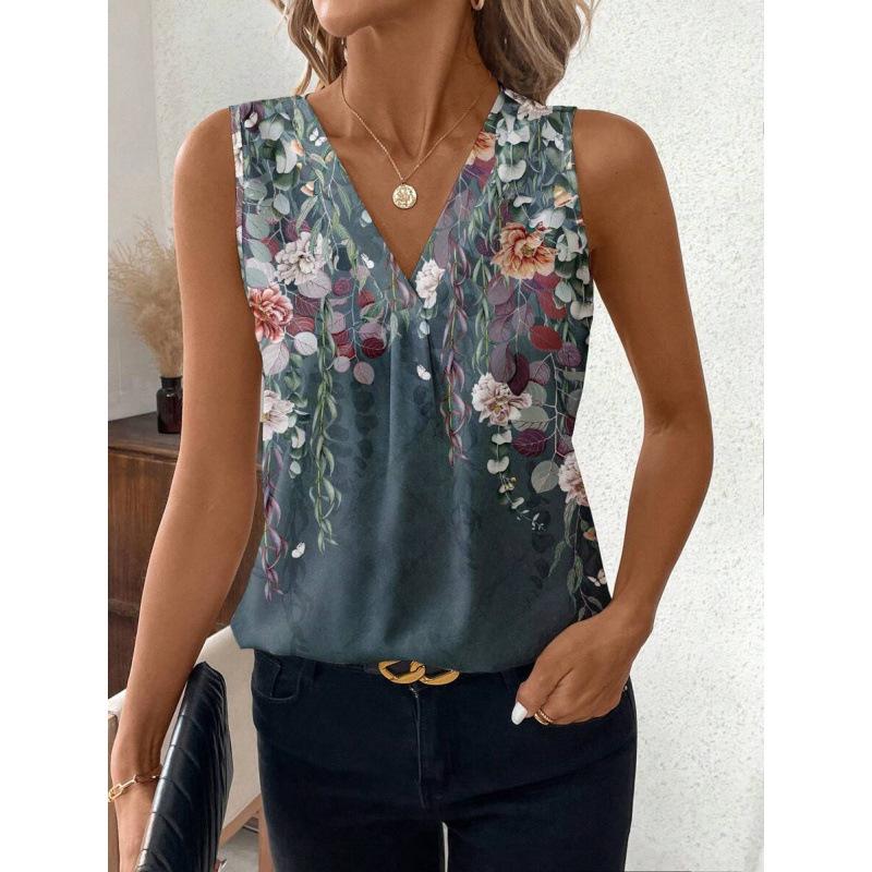 V-neck Digital Print Loose Tank Top S
V-neck Digital Print Loose Tank Top S
