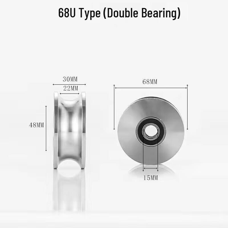 ML304 Stainless Steel Double Bearing Fixed Pulley
ML304 Stainless Steel Double Bearing Fixed Pulley
