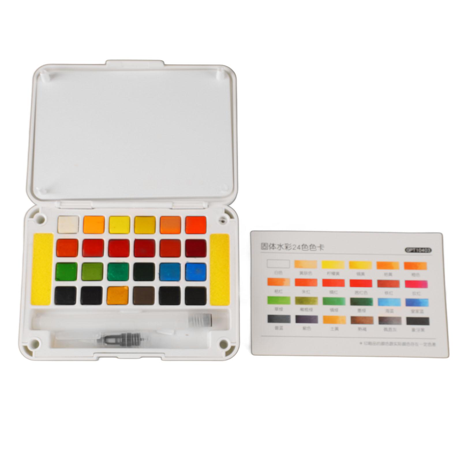 Water Color Paint 24 Bright Colors Quick Drying High Transparency Watercolor Paint Set with Pen
Water Color Paint 24 Bright Colors Quick Drying High Transparency Watercolor Paint Set with Pen