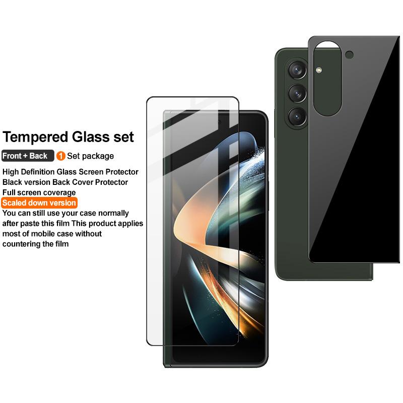 IMAK For Samsung Galaxy Z Fold5 5G Front and Back Tempered Glass Screen Protector Set HD Clear Full Glue Film (Scaled Down Version) Type A
IMAK For Samsung Galaxy Z Fold5 5G Front and Back Tempered Glass Screen Protector Set HD Clear Full Glue Film (Scaled Down Version) Type A