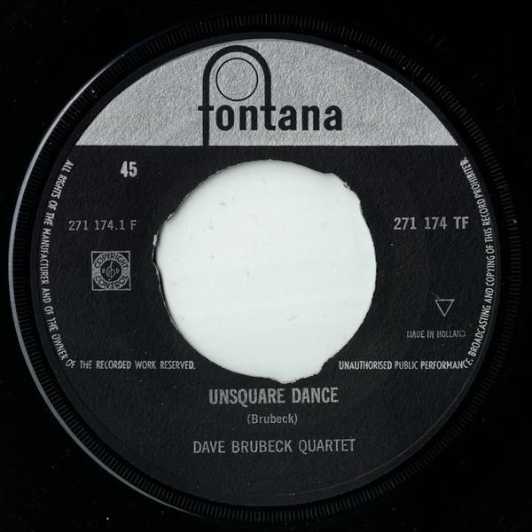 7-дюймовая пластинка DAVE BRUBECK QUARTET Unsquare Dance 271174TF Fontana 1962 США Джаз Б/у
7-дюймовая пластинка DAVE BRUBECK QUARTET Unsquare Dance 271174TF Fontana 1962 США Джаз Б/у