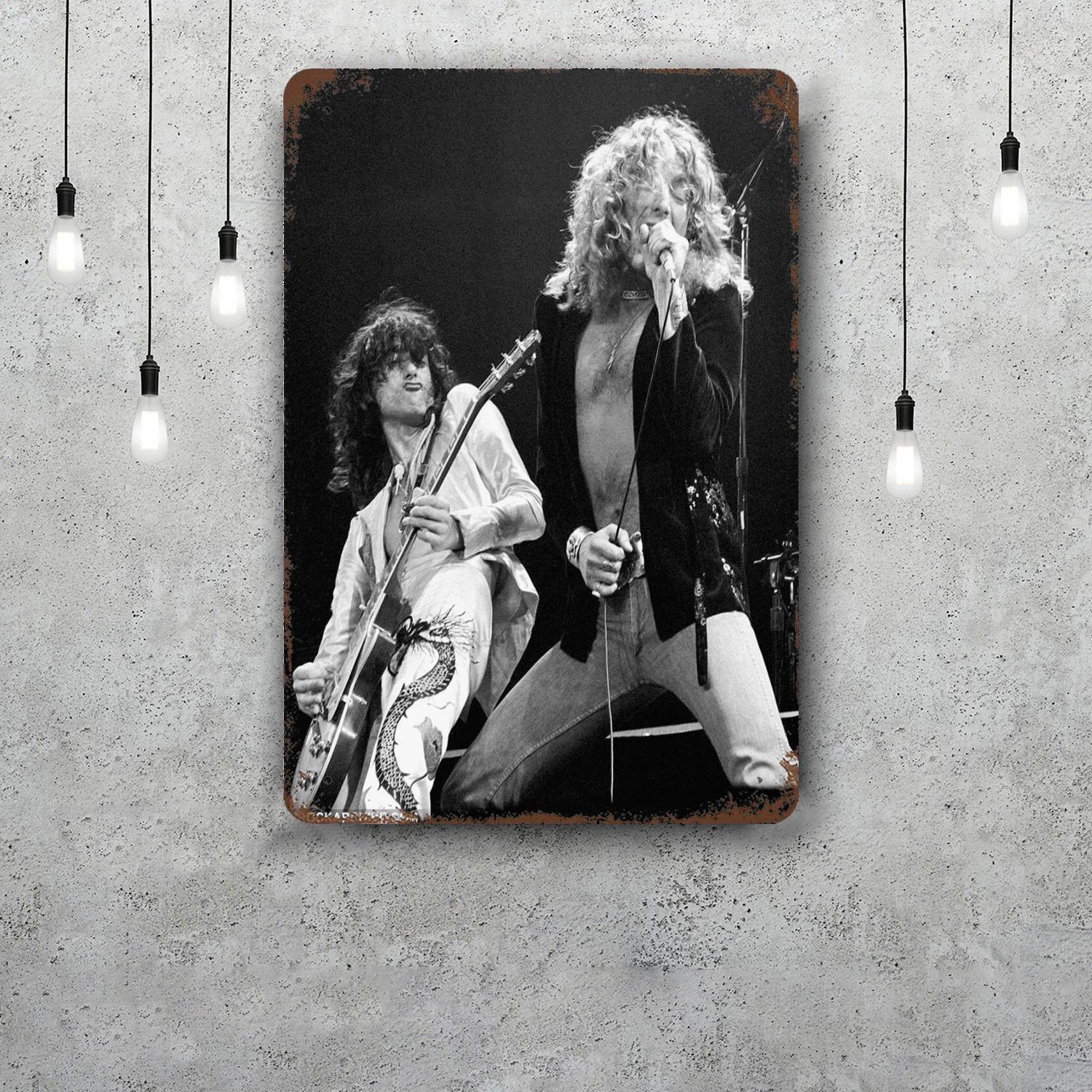 Robert Plant Band Vintage Metal Tin Signs Posters Decor Retro Metal Plaque Wall Art Decor for Garage Bar 20x30cm(7.8x11.8inch)
Robert Plant Band Vintage Metal Tin Signs Posters Decor Retro Metal Plaque Wall Art Decor for Garage Bar 20x30cm(7.8x11.8inch)