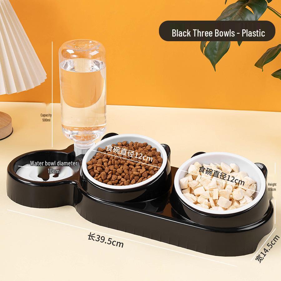 Anti-Tip Ceramic Double Pet Bowl for Cats & Dogs - Protects Cervical Vertebrae, Food & Water Bowl
Anti-Tip Ceramic Double Pet Bowl for Cats & Dogs - Protects Cervical Vertebrae, Food & Water Bowl