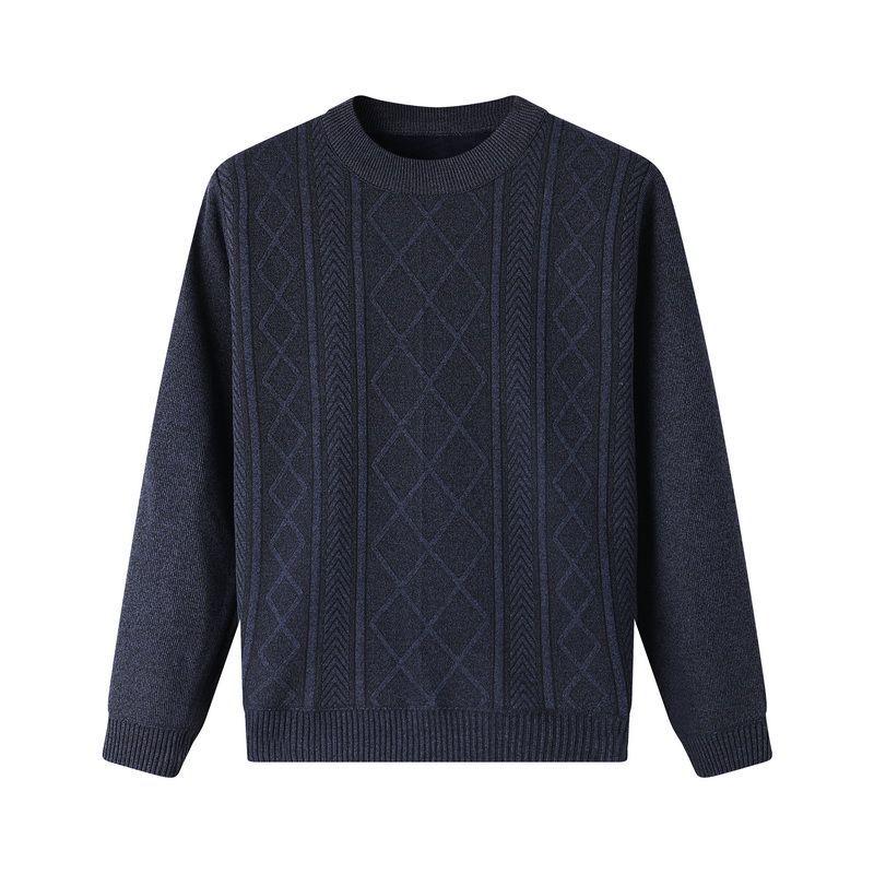 Men s Plus Velvet Winter Loose Cable Knit Sweater - Round Neck, Middle-Aged & Elderly Base Layer 2XL 70-80 kg темно-сірий
Men s Plus Velvet Winter Loose Cable Knit Sweater - Round Neck, Middle-Aged & Elderly Base Layer 2XL 70-80 kg темно-сірий