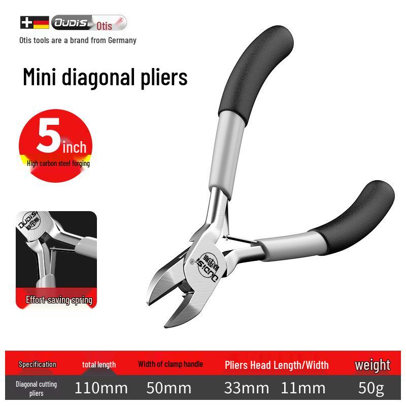 Mini 5-inch Needle-Nose Pliers: Multifunctional, High-Hardness Steel Wire Cutters, Angled Electrician Wire Stripper. In stock for quick delivery
Mini 5-inch Needle-Nose Pliers: Multifunctional, High-Hardness Steel Wire Cutters, Angled Electrician Wire Stripper. In stock for quick delivery