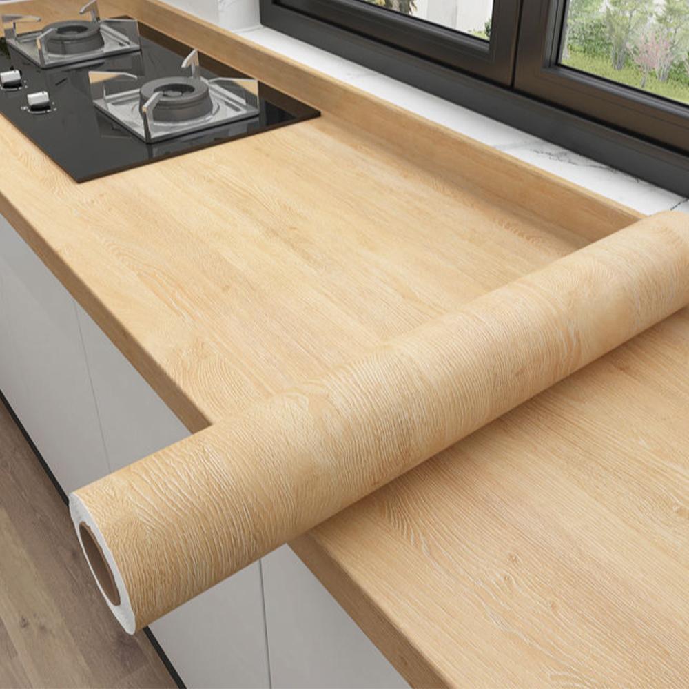 PVC Waterproof Self Adhesive Wallpaper Wall in Rolls Furniture Cabinets Vinyl Decorative Film Wood Grain Stickers For Home Decor 40cm x 100cm
PVC Waterproof Self Adhesive Wallpaper Wall in Rolls Furniture Cabinets Vinyl Decorative Film Wood Grain Stickers For Home Decor 40cm x 100cm