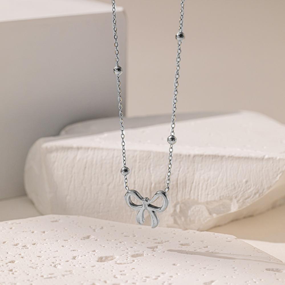 Fashion Vintage Bow Pendant Necklace for Women Stainless Steel Earrings Charm Bracelet 3Pcs Sets Jewlery Accessories Party Gifts
Fashion Vintage Bow Pendant Necklace for Women Stainless Steel Earrings Charm Bracelet 3Pcs Sets Jewlery Accessories Party Gifts