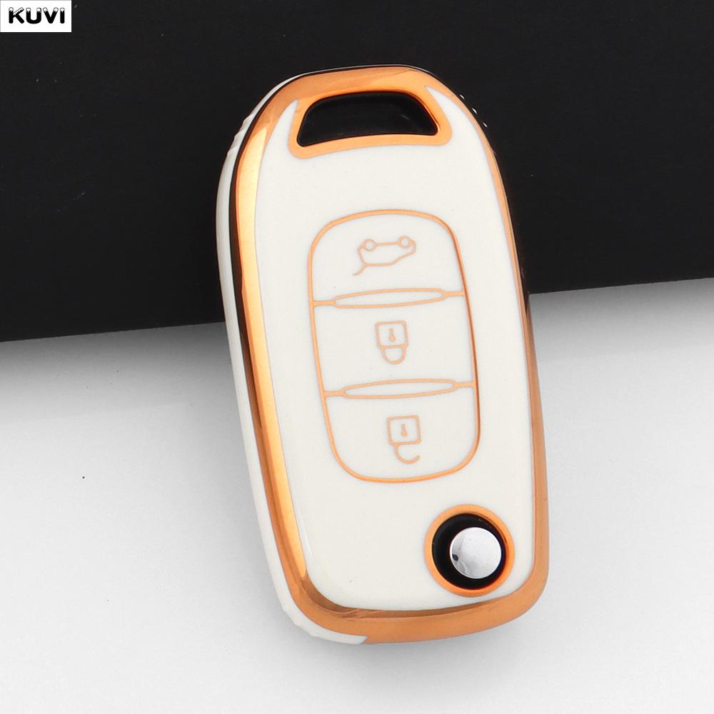 Tpu Car Flip Key Case Cover Fob Shell For Renault Kadjar Captur Megane Sandero Stepway Logan Clio 5 Arkana Kwid
Tpu Car Flip Key Case Cover Fob Shell For Renault Kadjar Captur Megane Sandero Stepway Logan Clio 5 Arkana Kwid