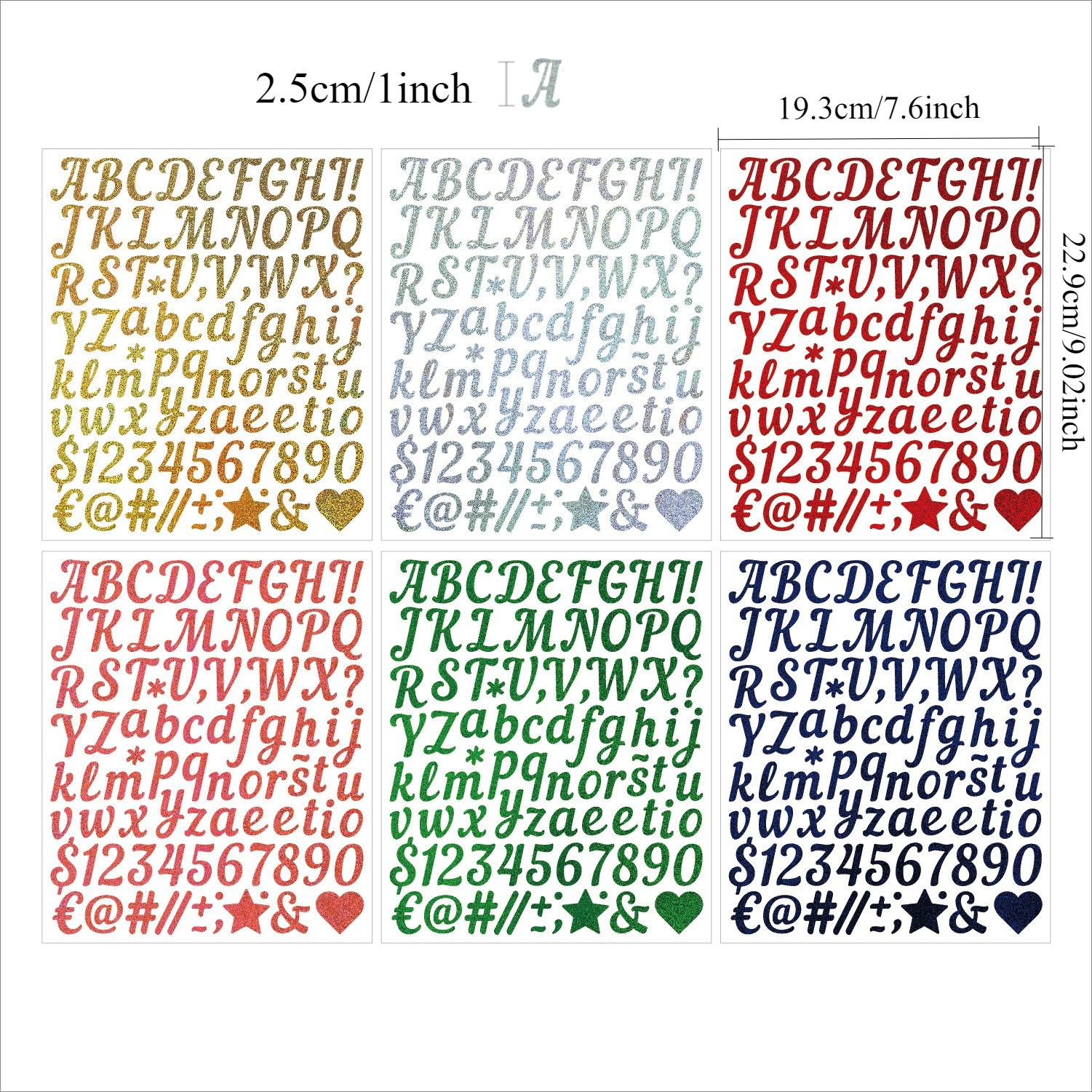6 Sheets Glitter Letter Stickers Self-Adhesive Glitter Alphabet Number Labels Stickers for Party Wedding Scrapbook Bottles Gifts
6 Sheets Glitter Letter Stickers Self-Adhesive Glitter Alphabet Number Labels Stickers for Party Wedding Scrapbook Bottles Gifts