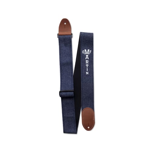 Martin Eco-Denim Guitar Strap Blue (18A0077) | Sustainable Cotton Denim with Vegetable-Tanned Leather Ends | Lightweight, Adjustable, and Eco-Friend
Martin Eco-Denim Guitar Strap Blue (18A0077) | Sustainable Cotton Denim with Vegetable-Tanned Leather Ends | Lightweight, Adjustable, and Eco-Friend
