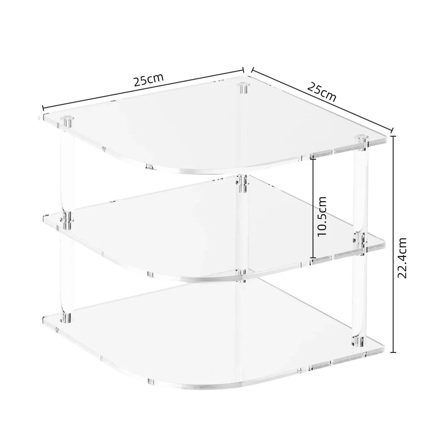 Plate Organizer for Cabinet Clear Acrylic Corner Shelf for Dishes,Bowls - 3-Tier Kitchen Cabinet Plate Bathroom Organization
Plate Organizer for Cabinet Clear Acrylic Corner Shelf for Dishes,Bowls - 3-Tier Kitchen Cabinet Plate Bathroom Organization