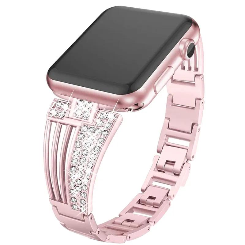 Розкішний кришталевий діамантовий ремінець для Apple Watch Ultra 49mm Band 42mm 38 40 44 mm Series 8 7 6 SE 5 4 3 Bands Steel iwatch 41mm 45mm 38mm 40mm 41mm срібний
Розкішний кришталевий діамантовий ремінець для Apple Watch Ultra 49mm Band 42mm 38 40 44 mm Series 8 7 6 SE 5 4 3 Bands Steel iwatch 41mm 45mm 38mm 40mm 41mm срібний