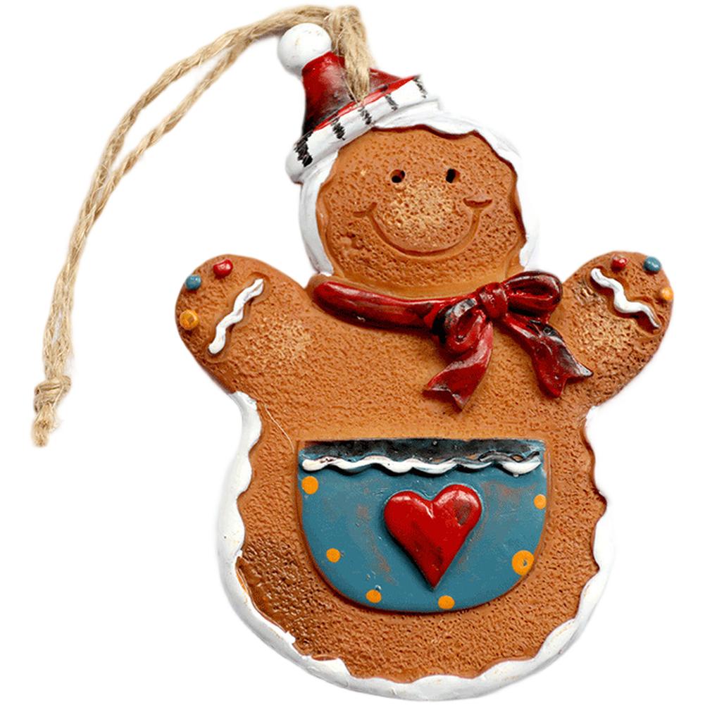 Seasonal Resin Ornament with Hand Painted Holiday Cookie Person Design for Hanging on Christmas Trees and Wreaths
Seasonal Resin Ornament with Hand Painted Holiday Cookie Person Design for Hanging on Christmas Trees and Wreaths