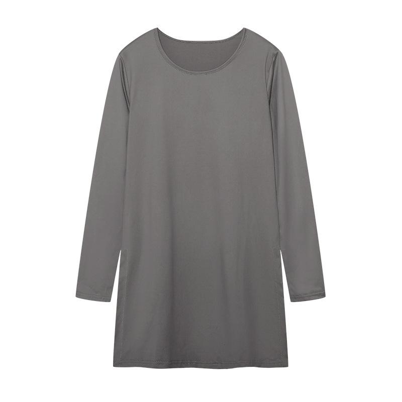 2023 Осень Женская футболка Slim Fit с длинным рукавом и разрезом XL светло-серый
2023 Осень Женская футболка Slim Fit с длинным рукавом и разрезом XL светло-серый