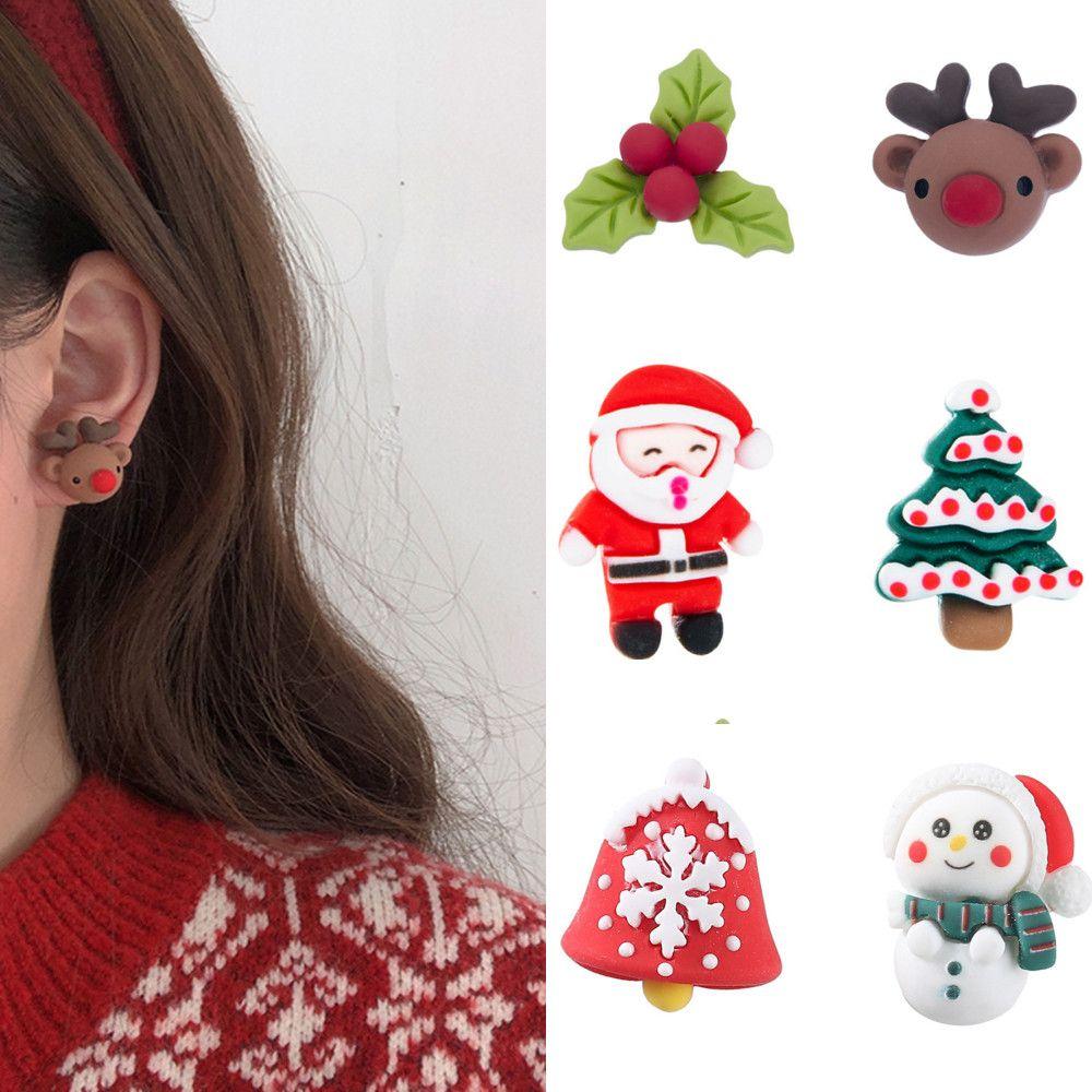 Holiday Cartoon Cute Jewelry Santa Claus Christmas Drop Earrings Elk Snowman Resin Stud Earrings
Holiday Cartoon Cute Jewelry Santa Claus Christmas Drop Earrings Elk Snowman Resin Stud Earrings