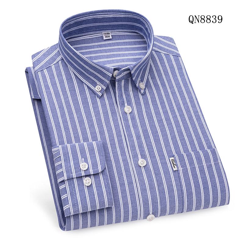 S - 6XL 100% Cotton Classic Stripes Plaid Shirts Men Long Sleeves Casual Soft Cozy Men Shirt Long Sleeve Pocket Male Clothess 43
S - 6XL 100% Cotton Classic Stripes Plaid Shirts Men Long Sleeves Casual Soft Cozy Men Shirt Long Sleeve Pocket Male Clothess 43