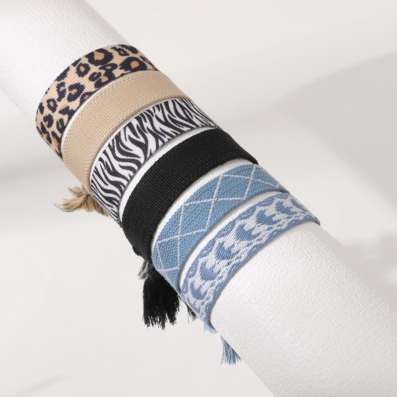 Богемия, комплект браслетов из 2 предметов для женщин, зебра с леопардовым принтом, браслеты дружбы на шнуровке, очаровательные ювелирные изделия ручной работы, подарки для девочек 
Богемия, комплект браслетов из 2 предметов для женщин, зебра с леопардовым принтом, браслеты дружбы на шнуровке, очаровательные ювелирные изделия ручной работы, подарки для девочек