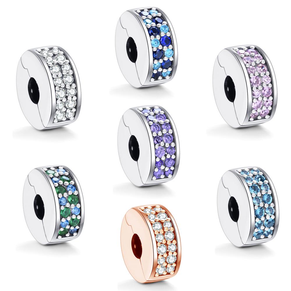 925 Sterling Silver European Style Snap Charm Retainer Clip with Free Matching Beads and Spacer Accessories 925 Silver No Logo
925 Sterling Silver European Style Snap Charm Retainer Clip with Free Matching Beads and Spacer Accessories 925 Silver No Logo