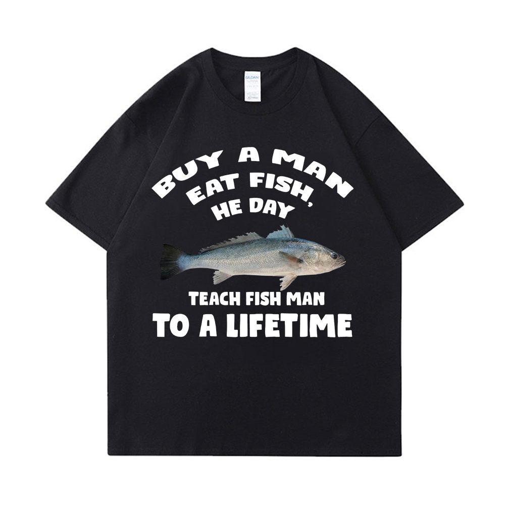 Buy A Man Eat Fish He Day Teach Fish Man To A Lifetime Fishing T-shirt Summer Men Women Fashion Casual Oversized T Shirts Top... S разноцветный
Buy A Man Eat Fish He Day Teach Fish Man To A Lifetime Fishing T-shirt Summer Men Women Fashion Casual Oversized T Shirts Top... S разноцветный