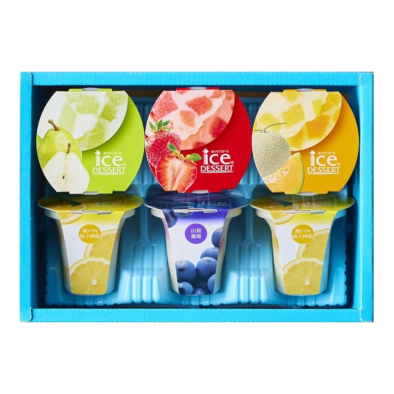 Nakajima Daishodo freeze and eat Ice dessert~With domestic fruits~No.6 1 box (6 pieces)
Nakajima Daishodo freeze and eat Ice dessert~With domestic fruits~No.6 1 box (6 pieces)