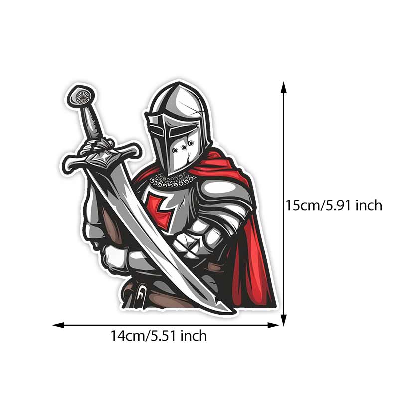 Car Sticker Christian Templar Sticker Waterproof Vinyl Decal on Bumper Rear Window Laptop Self-adhesive Decal For Car Accessories TM261 D-15cm Longest Side
Car Sticker Christian Templar Sticker Waterproof Vinyl Decal on Bumper Rear Window Laptop Self-adhesive Decal For Car Accessories TM261 D-15cm Longest Side