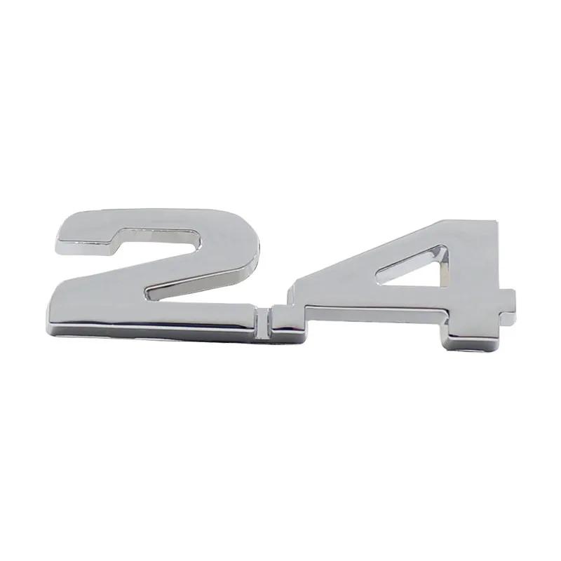 3D 2.4 car Fender trunk Nameplate Decal Emblem Badge Sticker
3D 2.4 car Fender trunk Nameplate Decal Emblem Badge Sticker